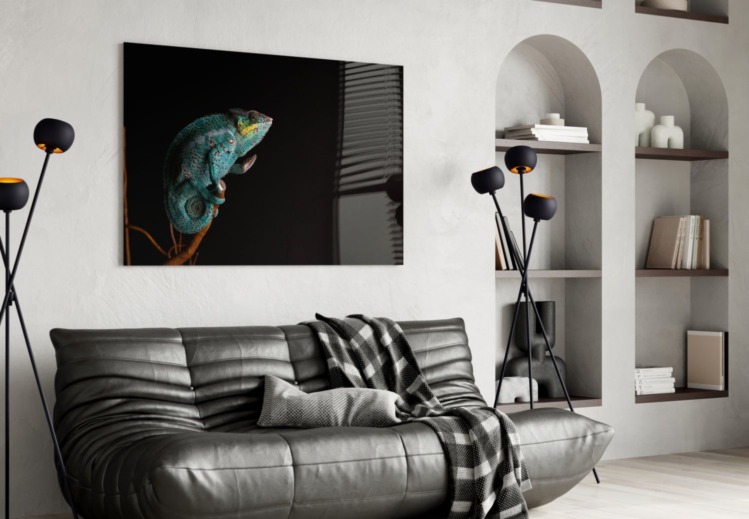 Chameleon Glass Wall Art.