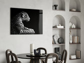 Leopard panel adding naturalist gravitas to a study