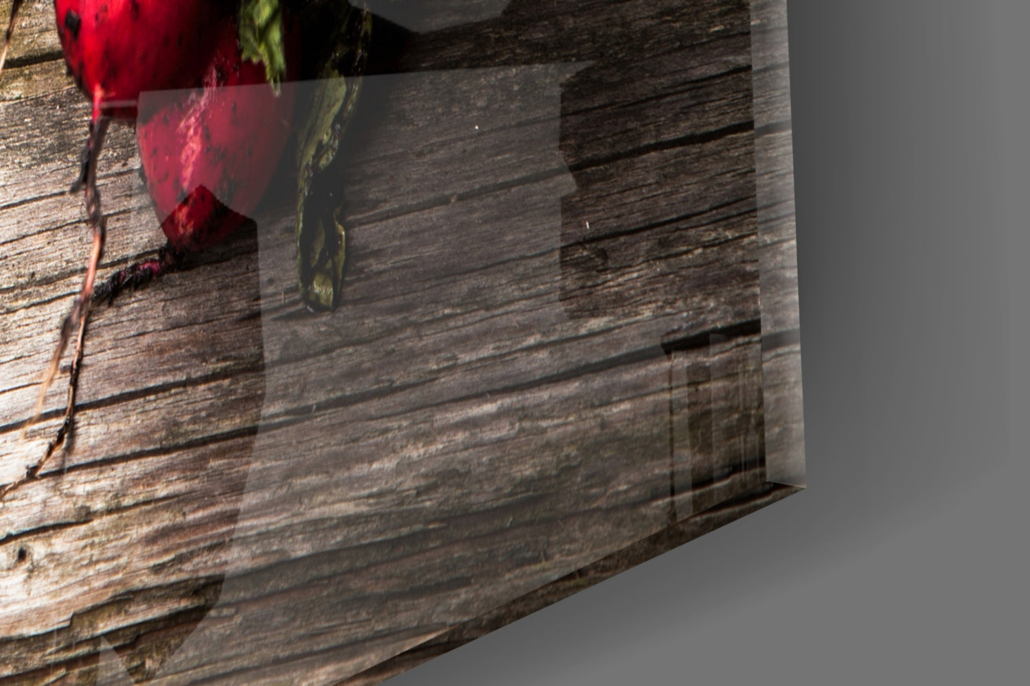 Carrot and Radish Glass Wall Art.