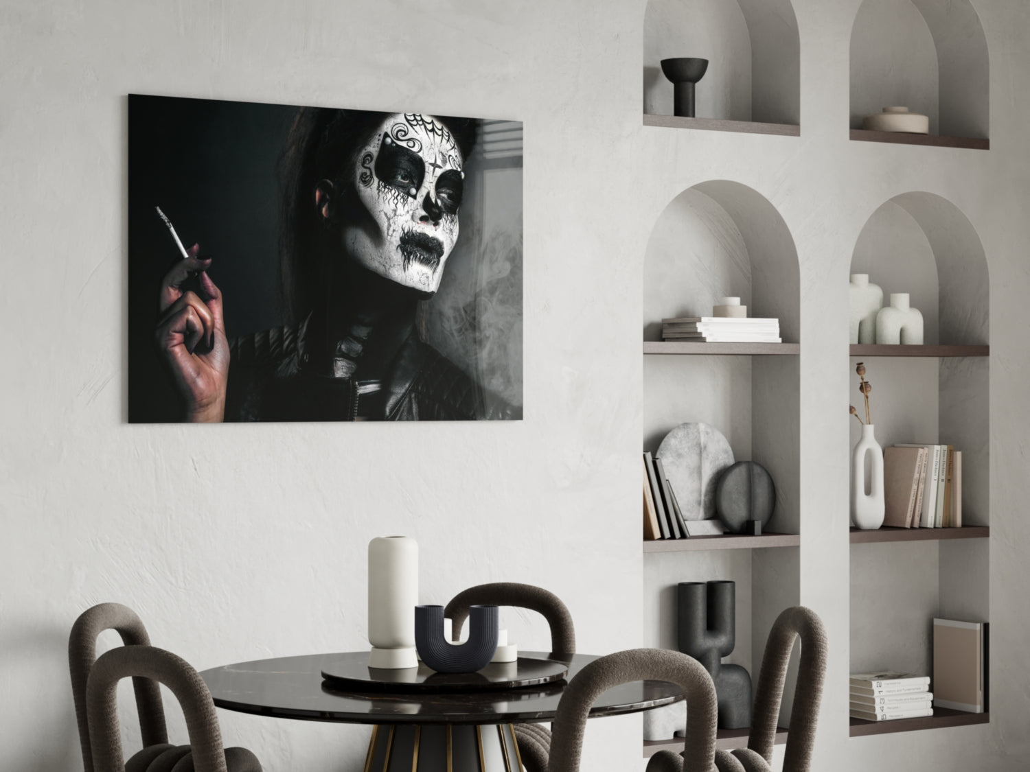 Women's Glass Wall Art.