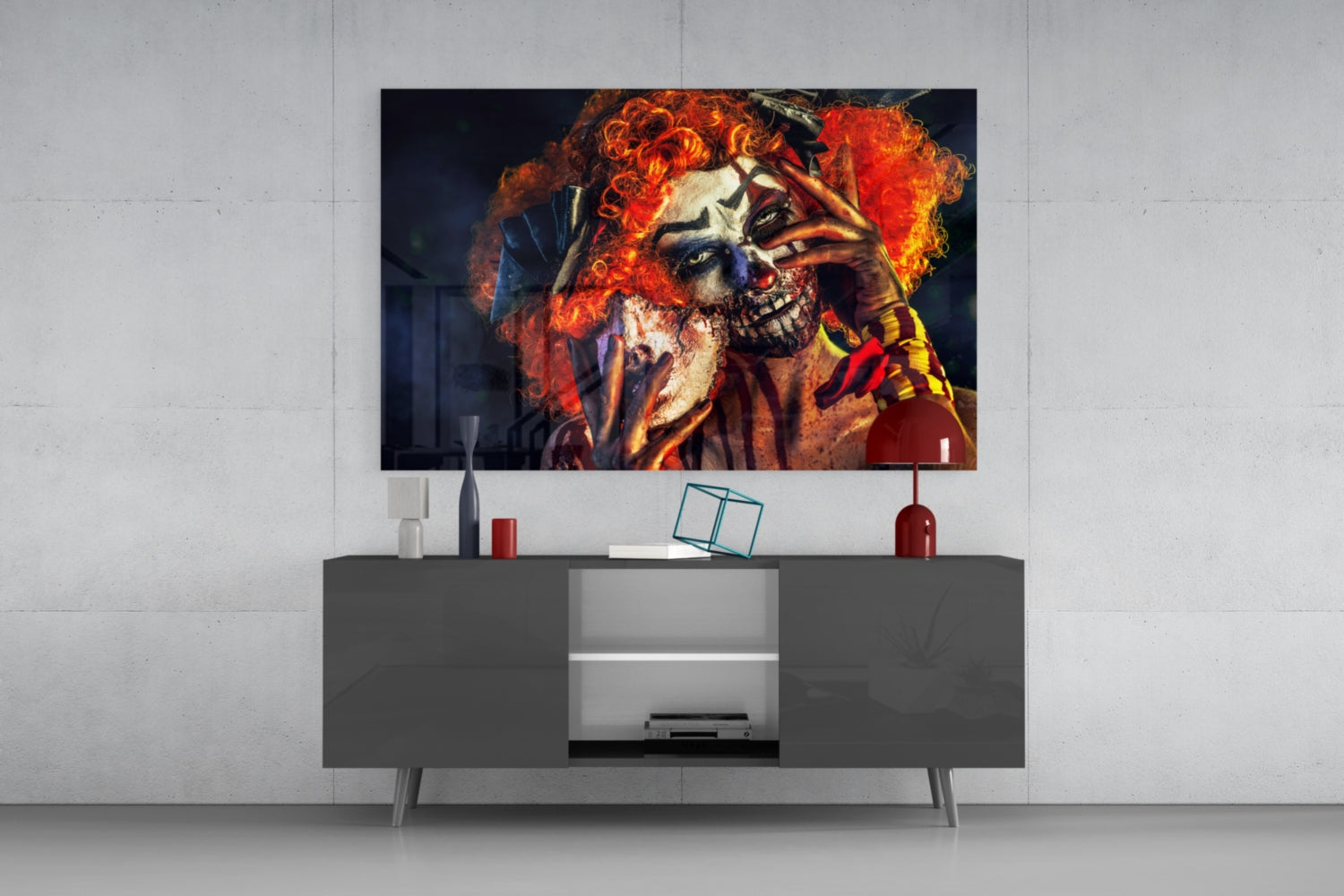 Women's Glass Wall Art.