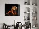 Komodo Dragon panel adding wildlife wonder to a child's room