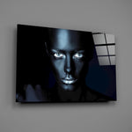 Midnight portrait bringing introspective mood to a contemporary living space