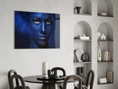 Woman Portrait 43 panel adding editorial pulse to a dressing room