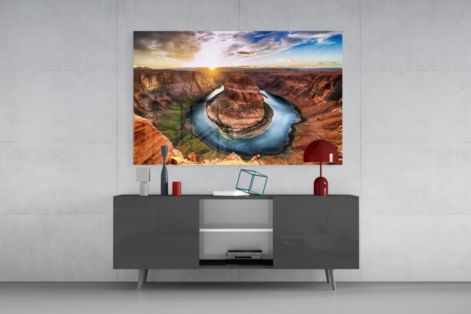 Canyon Glass Wall Art.