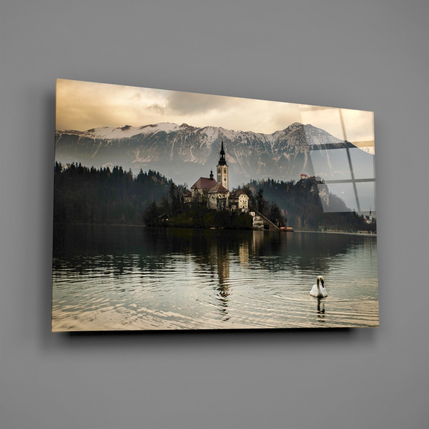 Lake Glass Wall Art.