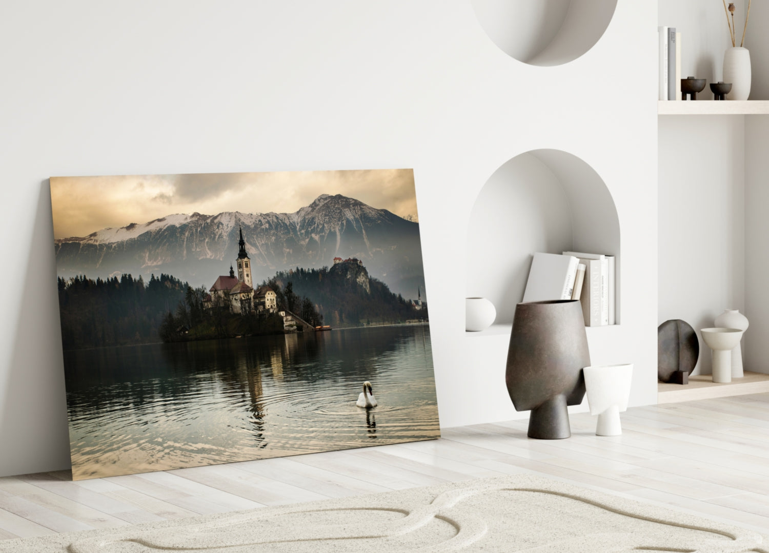 Lake Glass Wall Art.