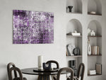 Abstract panel adding after-dark mood to a lounge