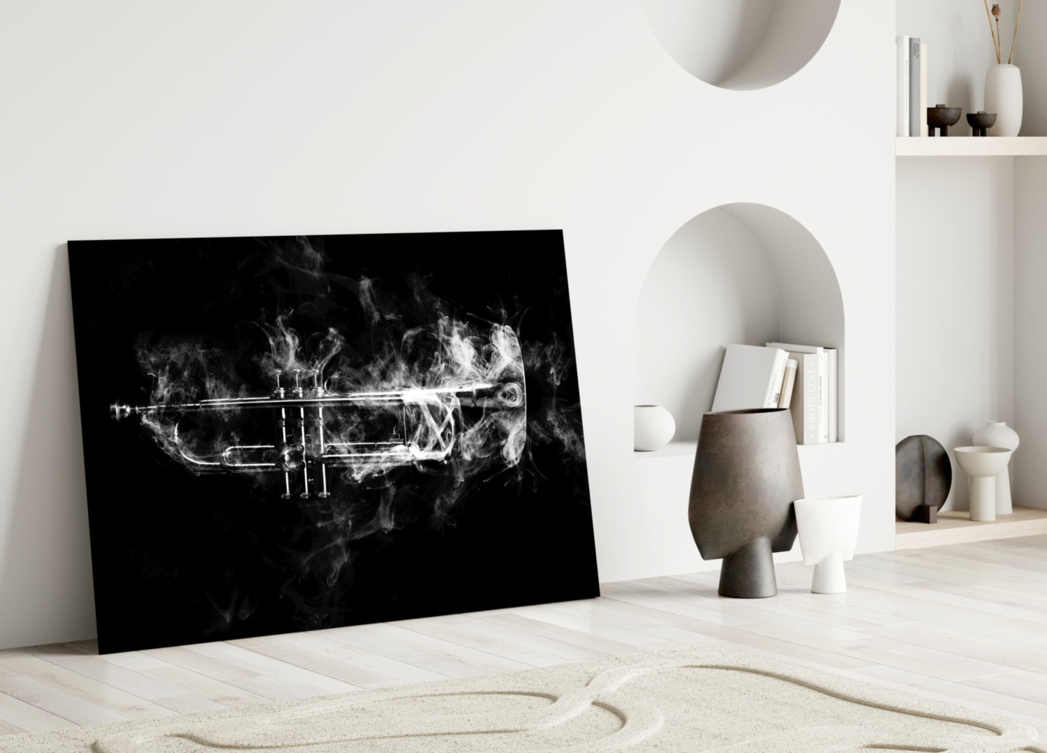 Trumpet Glass Wall Art.