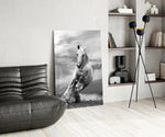 Running Horse panel adding motion energy to a home office