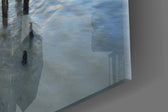 Sea Landscape artwork anchoring a coastal-themed wall in warm palette
