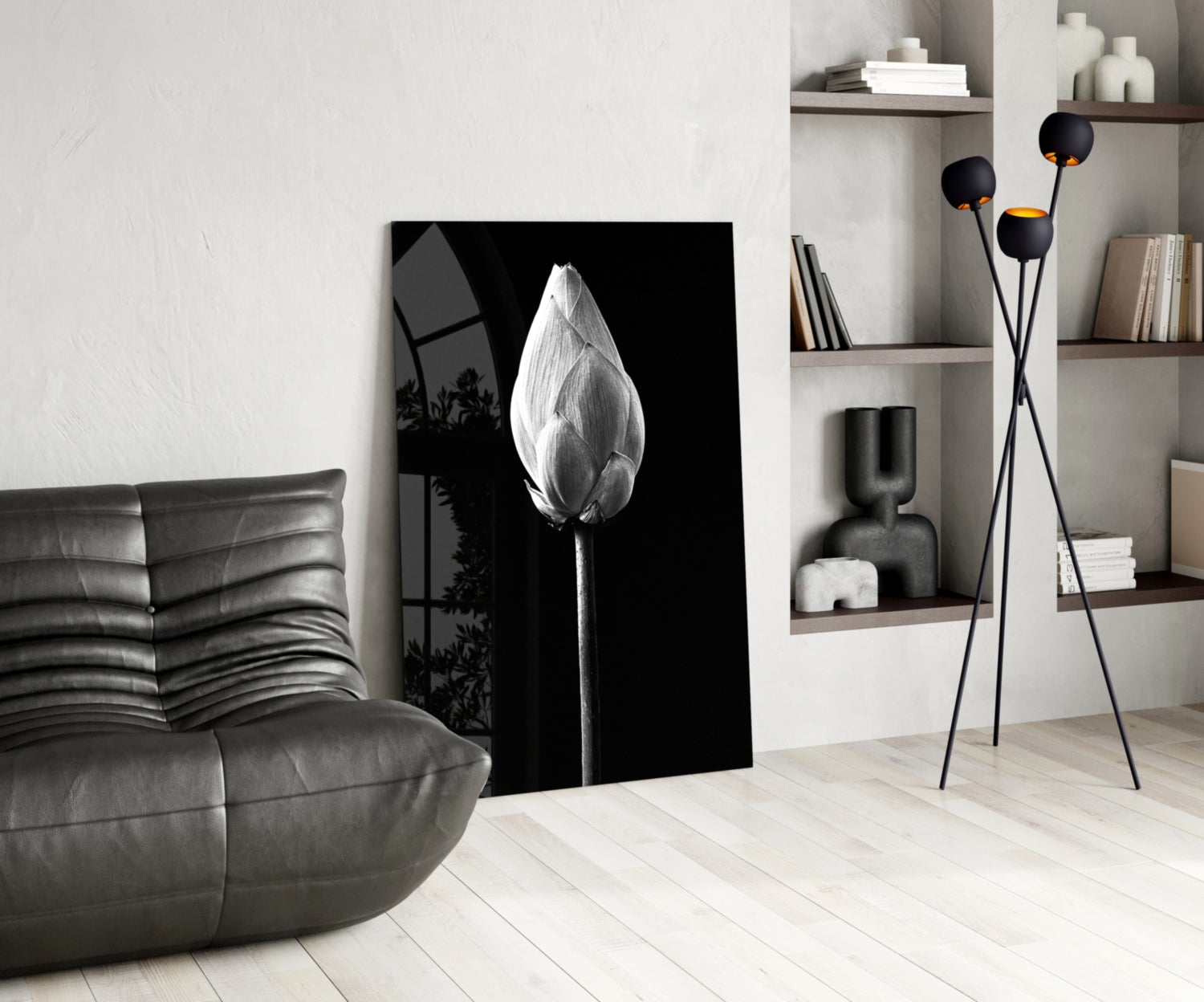 Flower Glass Wall Art.