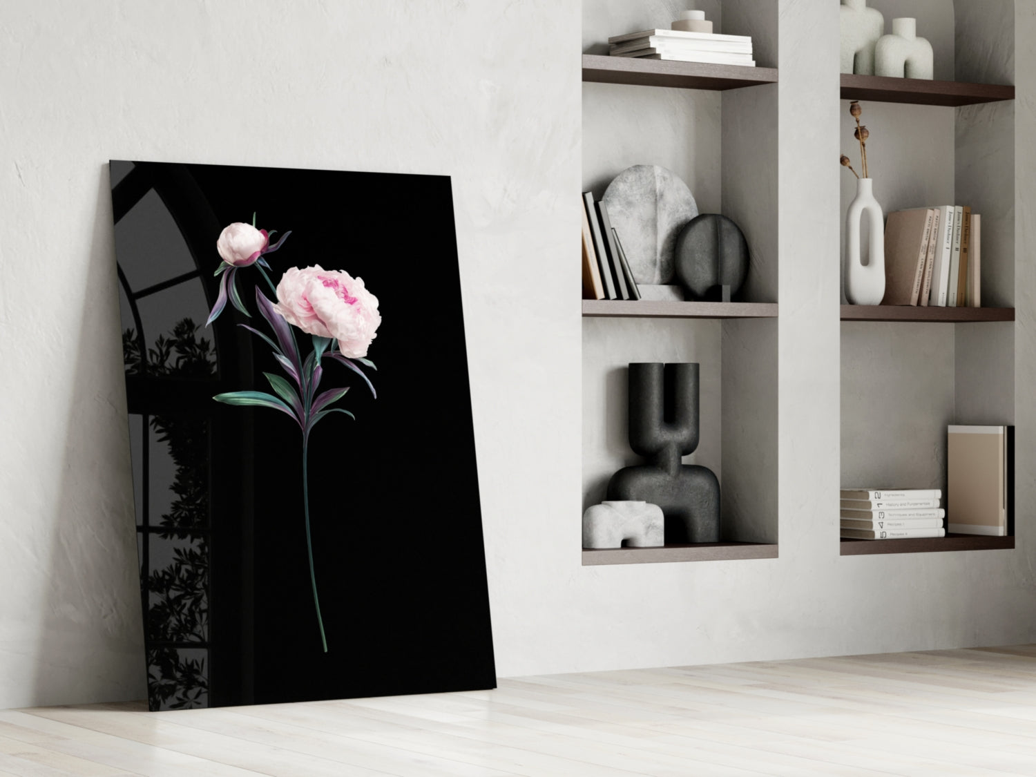 Flower Glass Wall Art.