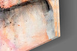 Abstract Woman artwork anchoring a creative studio