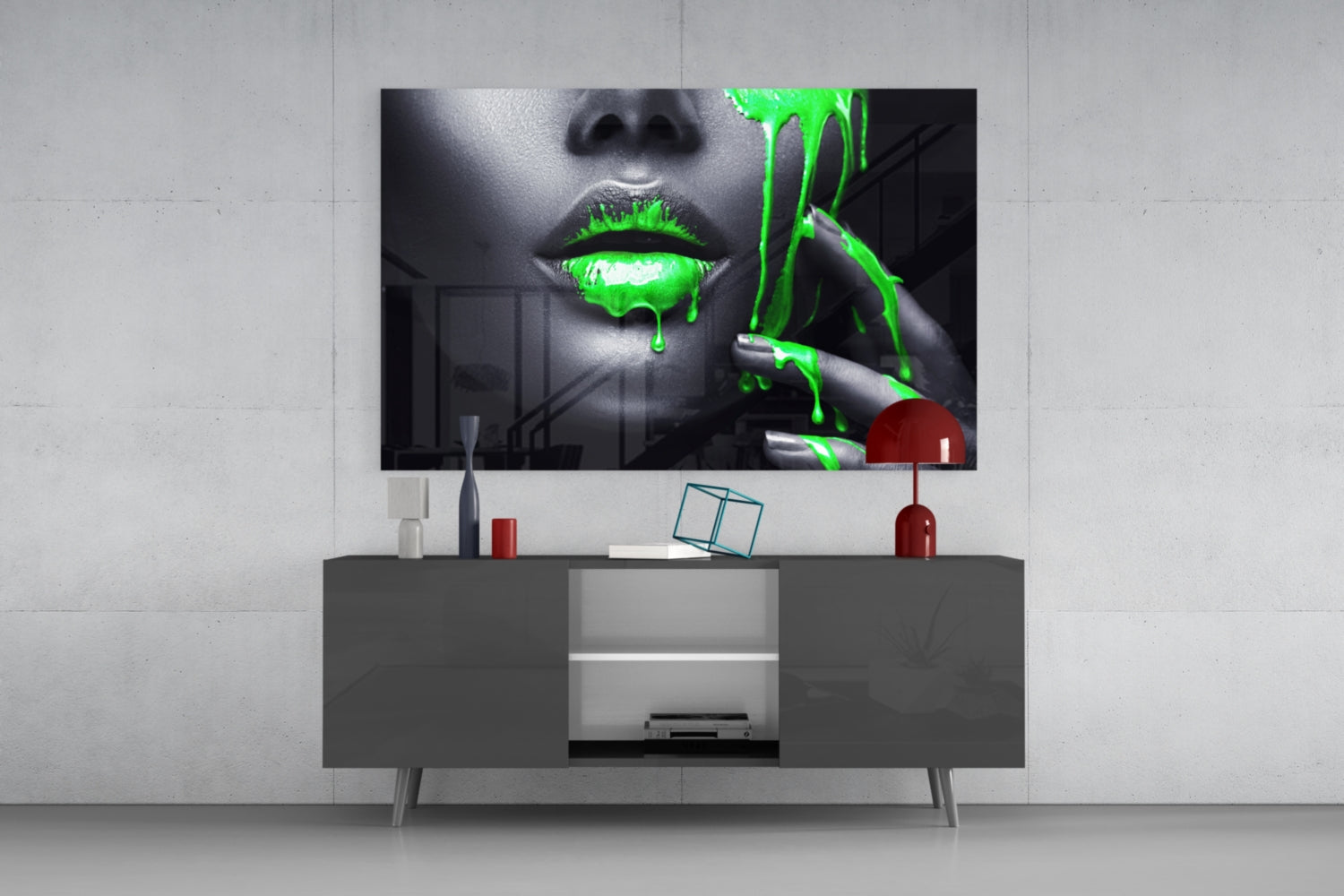 Women's Glass Wall Art.