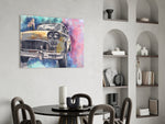 Illustration Taxi panel adding cosmopolitan taste to a lounge