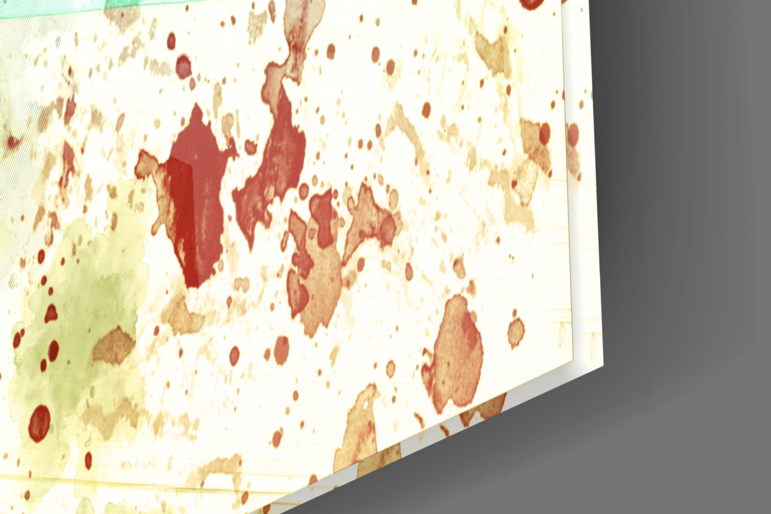 Illustration Vosvos Glass Wall Art.