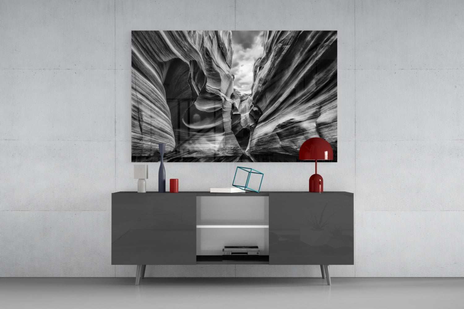 Grand Canyon Glass Wall Art.