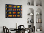 Colored Doors panel adding cosmopolitan taste to a lounge
