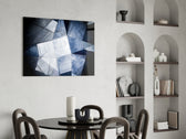 Geometric Architecture panel adding architectural focus to a study