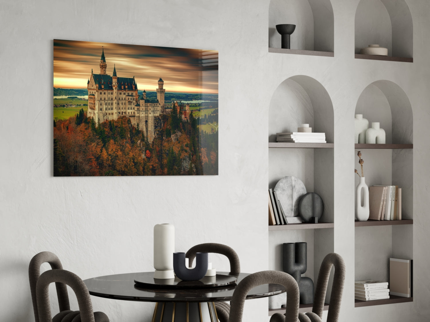 Castle Glass Wall Art.
