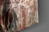 Girl in Retro Hat artwork anchoring a romantic-themed wall in warm palette