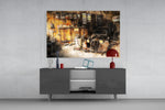 Retro Old Garage panel catching warm light to reveal its painterly nostalgia