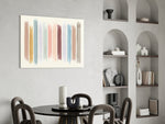 Colored Lines panel adding imaginative pulse to a creative studio