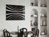 Interesting Architectural panel adding architectural focus to a study
