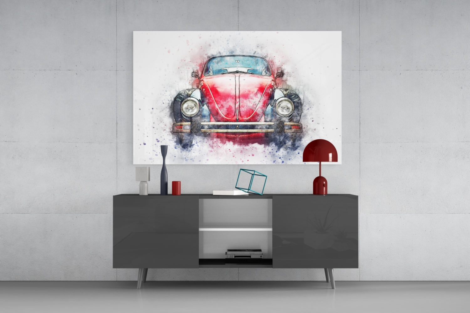 Vosvos Glass Wall Art.