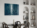 New York City panel adding cosmopolitan taste to a living room