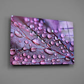 Burgundy leaf panel bringing intimate warmth to a contemporary living space