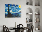 Van Gogh Starry Night panel adding imaginative pulse to a study
