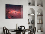 Red Nebula panel adding space wonder to a child's room