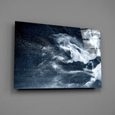 White smoke panel bringing contemplative calm to a contemporary living space