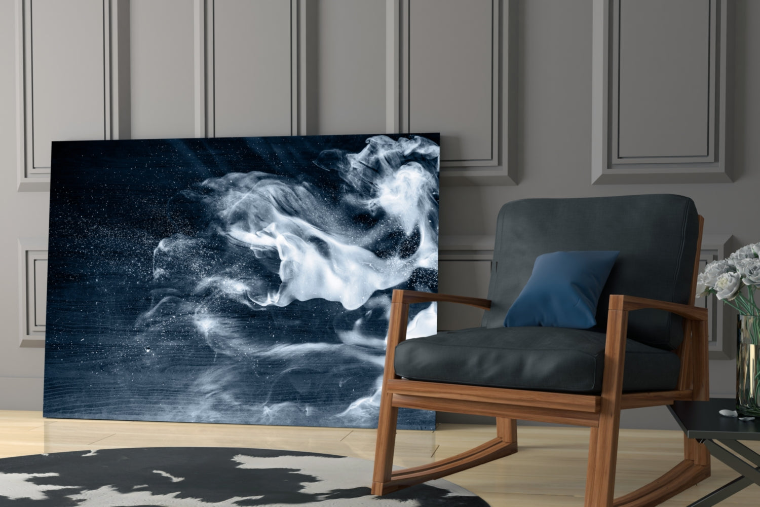 Smoke Glass Wall Art.