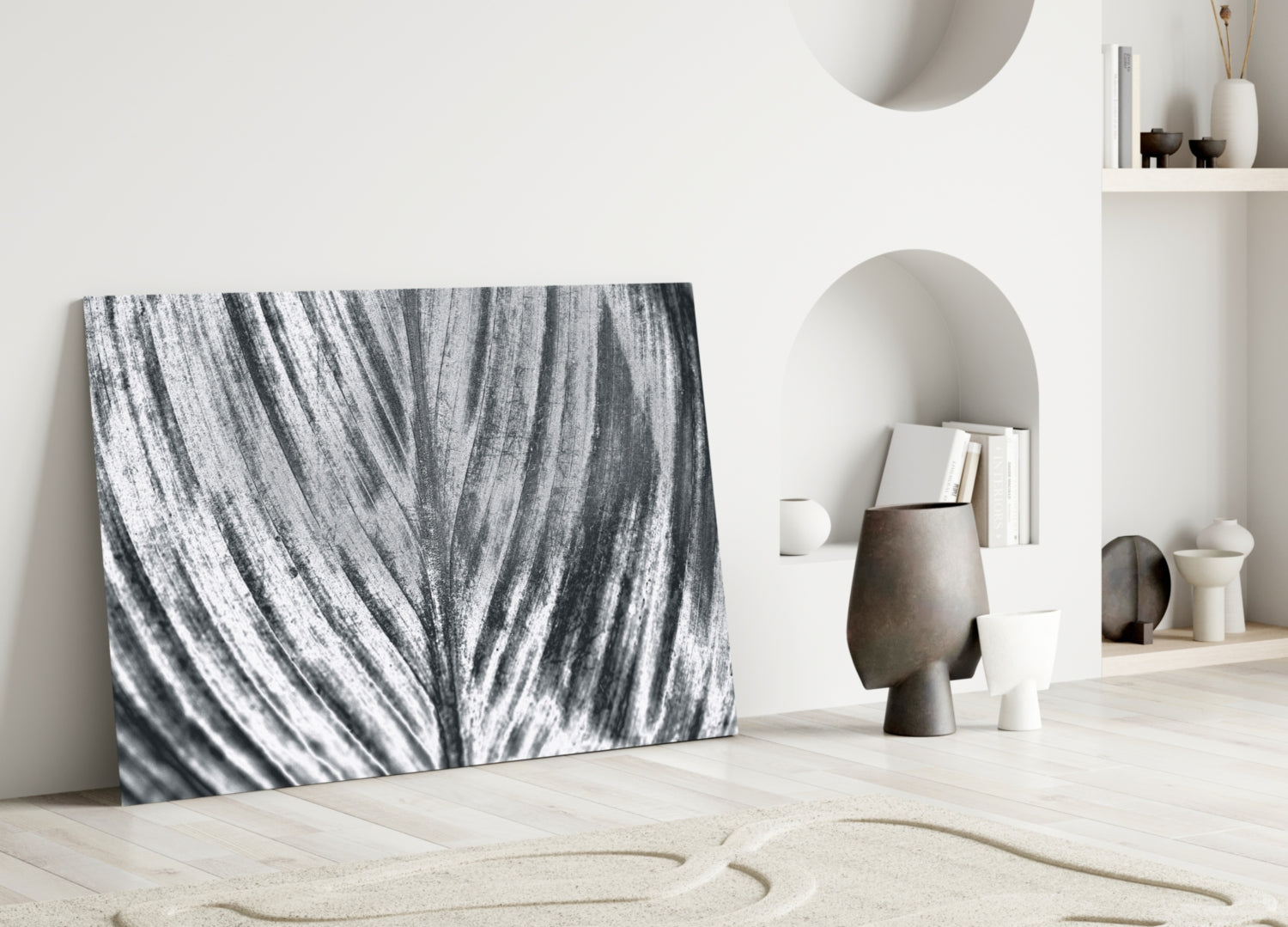 Leaf Glass Wall Art.