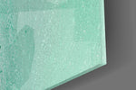 Green Abstract Pattern artwork anchoring a contemporary wall in soft palette