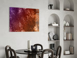 Abstract Pattern panel adding collector taste to a lounge