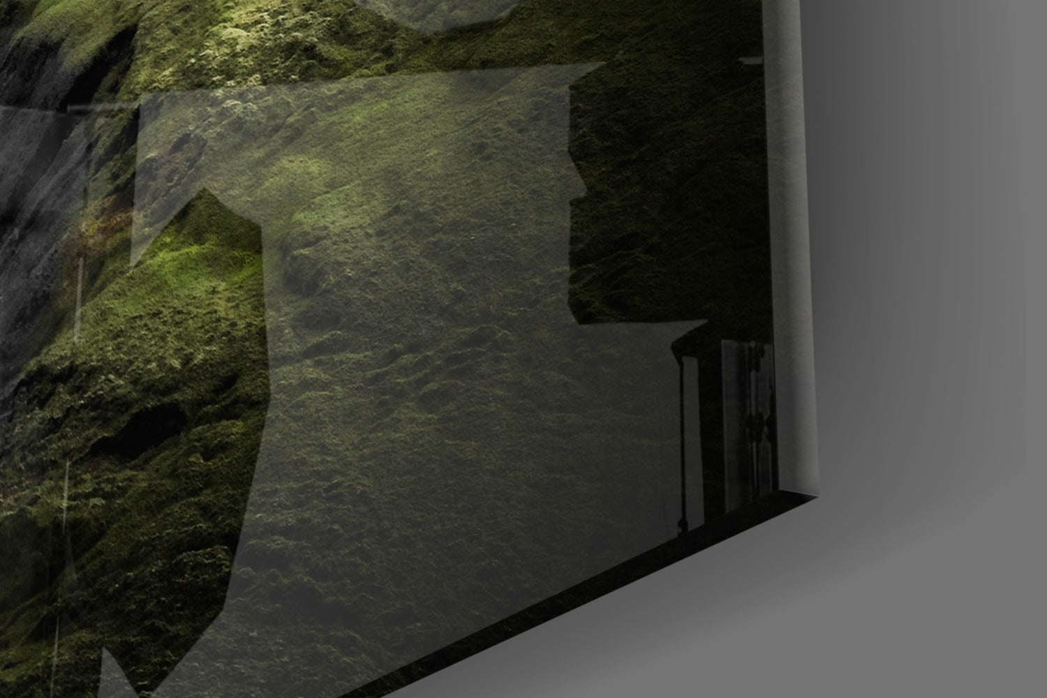 Green Valley Glass Wall Art.