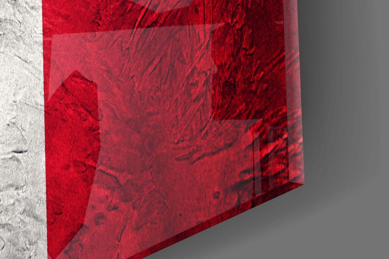 Flag of Italy Glass Wall Art.