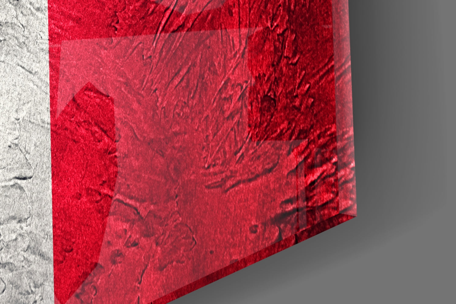 Flag of France Glass Wall Art.