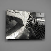 Tower-arch panel bringing executive presence to a contemporary living space
