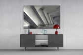 Architectural Walls panel catching soft light to reveal its rhythmic columns
