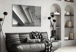 Architectural Walls glass wall art styled in an executive office