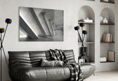 Architectural Walls glass wall art styled in an executive office