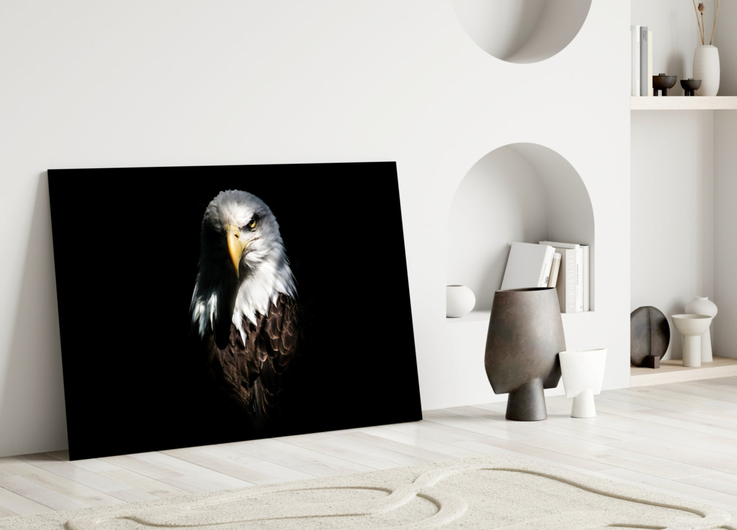 Eagle Glass Wall Art.