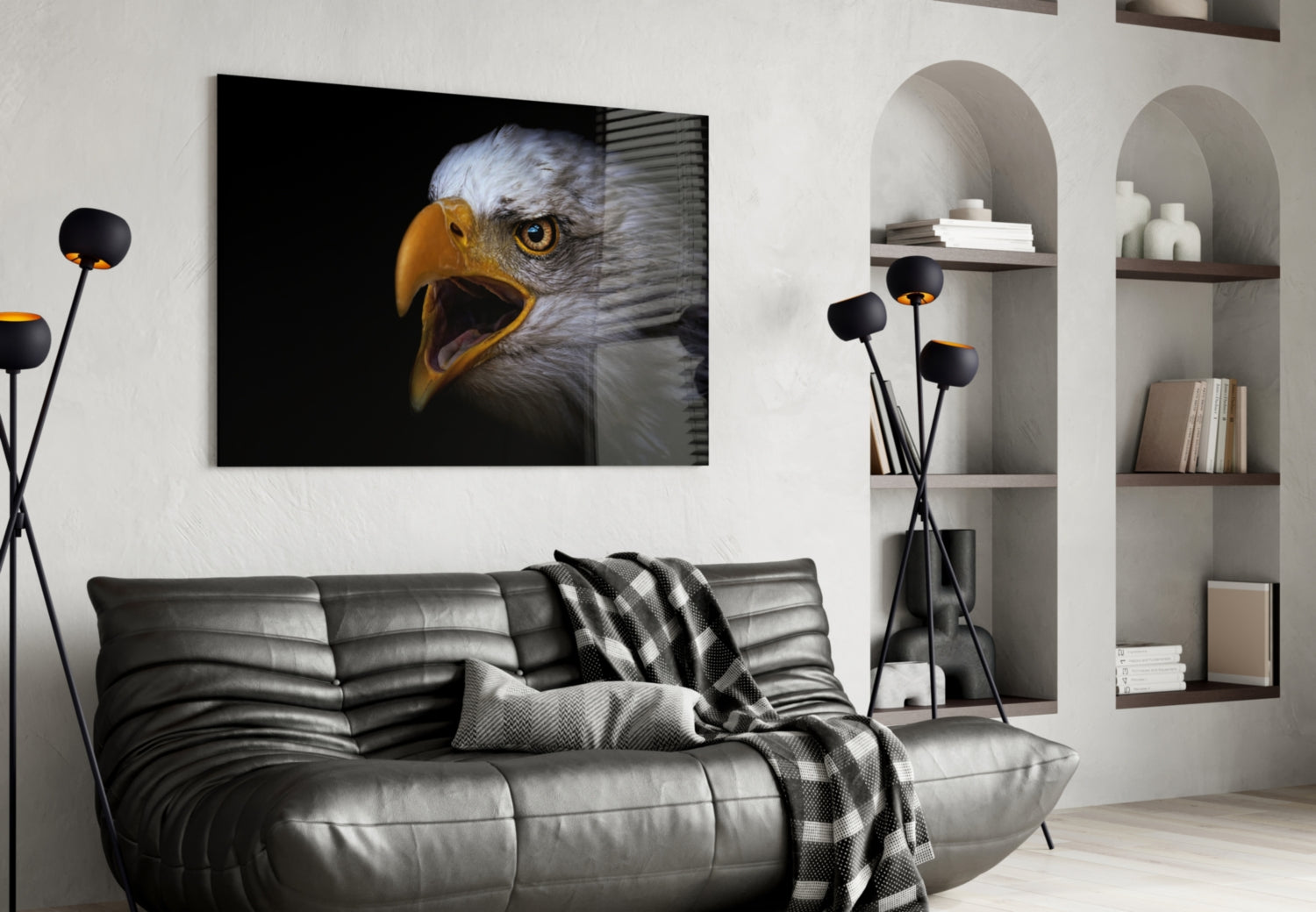 Eagle Glass Wall Art.