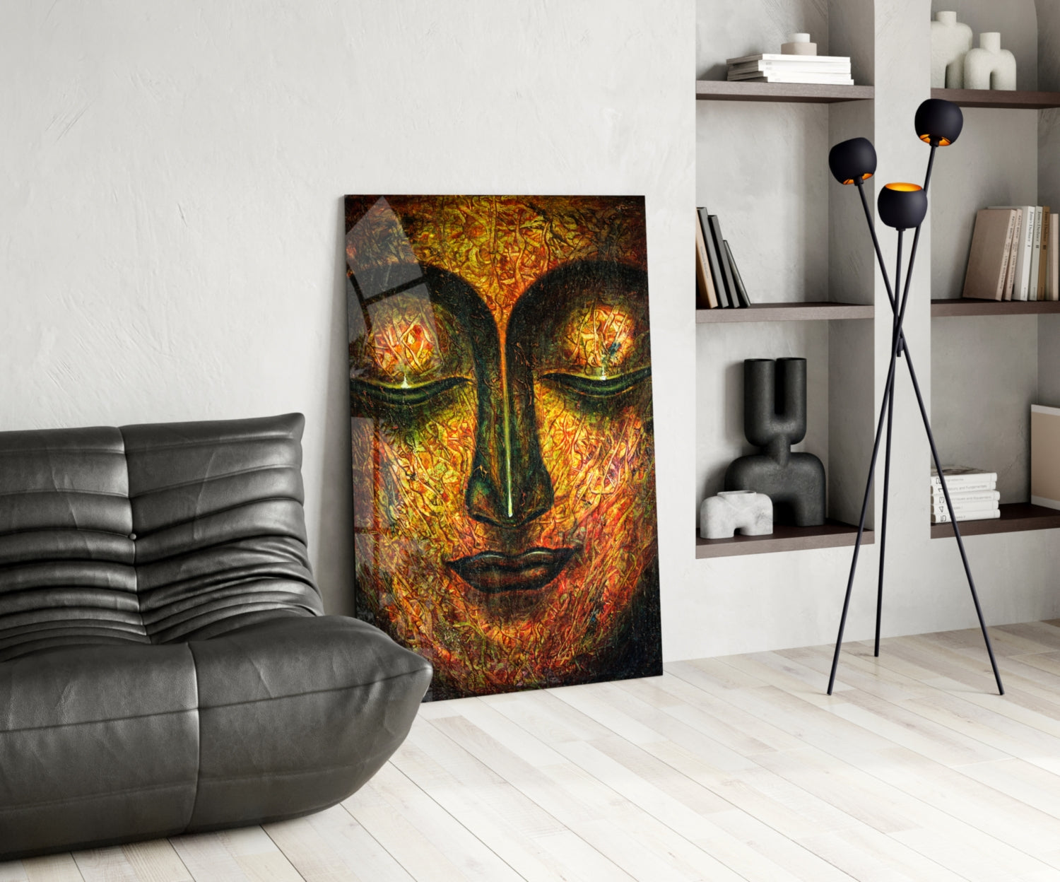 Sculpture Glass Wall Art.