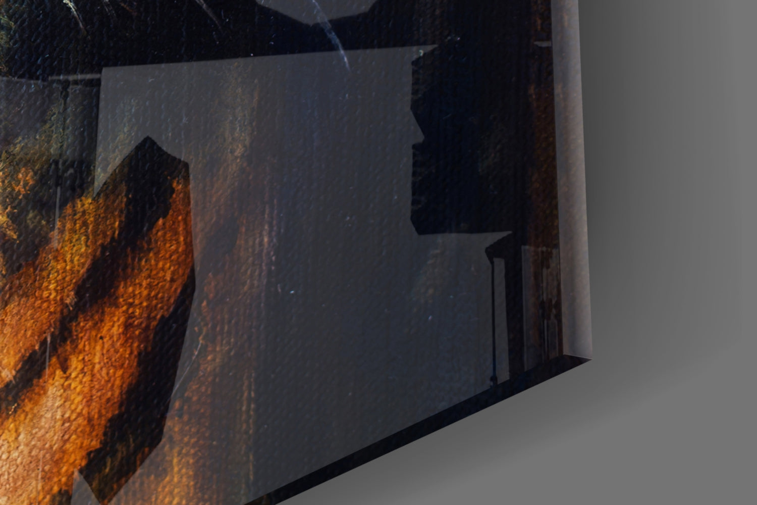 Tiger Glass Wall Art.